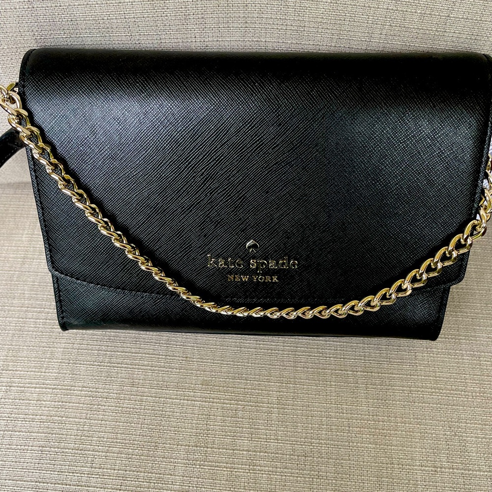 Kate Spade, Carson, Black, Convertible, Crossbody